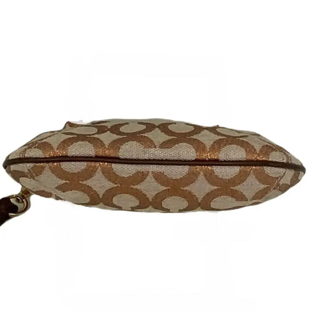 COACH Signature Bronze Metallic 